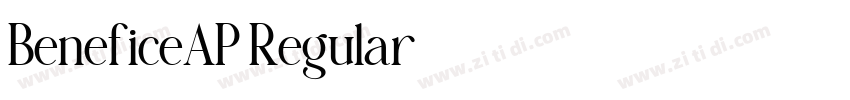 BeneficeAP Regular字体转换 BeneficeAP Regular字体转换